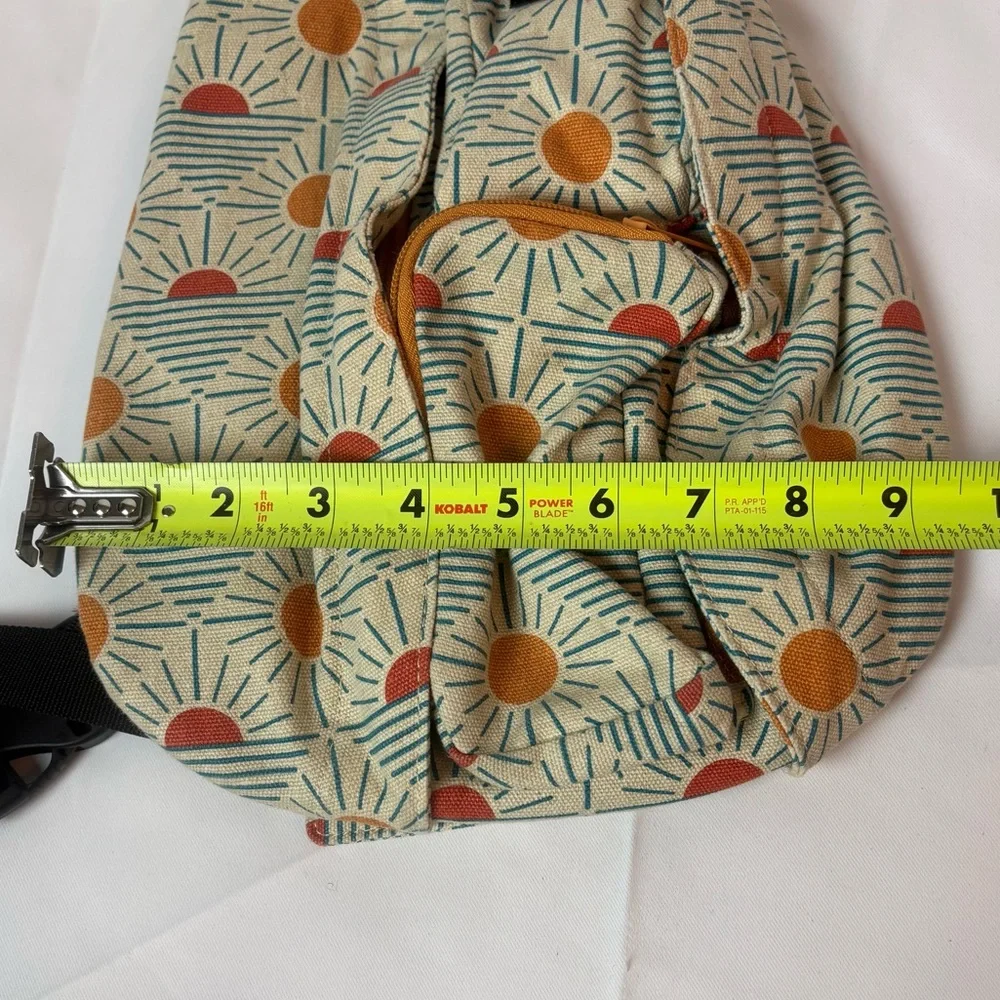 Kavu Mini Rope Sling Bag Sunsets Forever Print Unisex Shoulder Canvas - Picture 8 of 8
